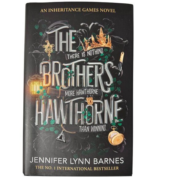 The Brothers Hawthorne Signed HCDJ Book 2023 Jennifer Lynn Barnes Penguin NEW - Picture 1 of 14